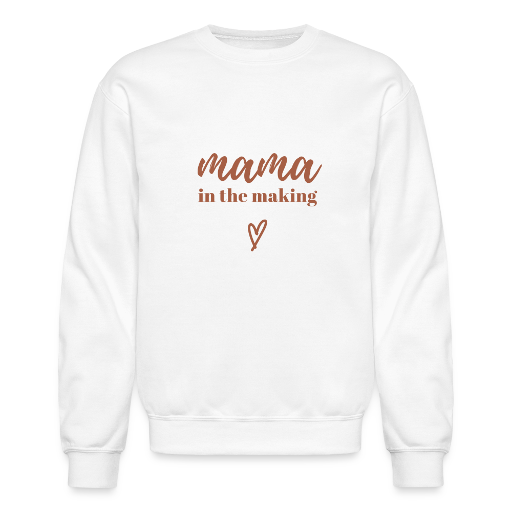 Mama in the making <3 - Crewneck Sweatshirt - white