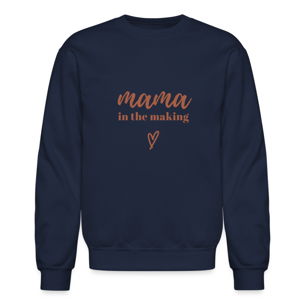 Mama in the making <3 - Crewneck Sweatshirt - navy